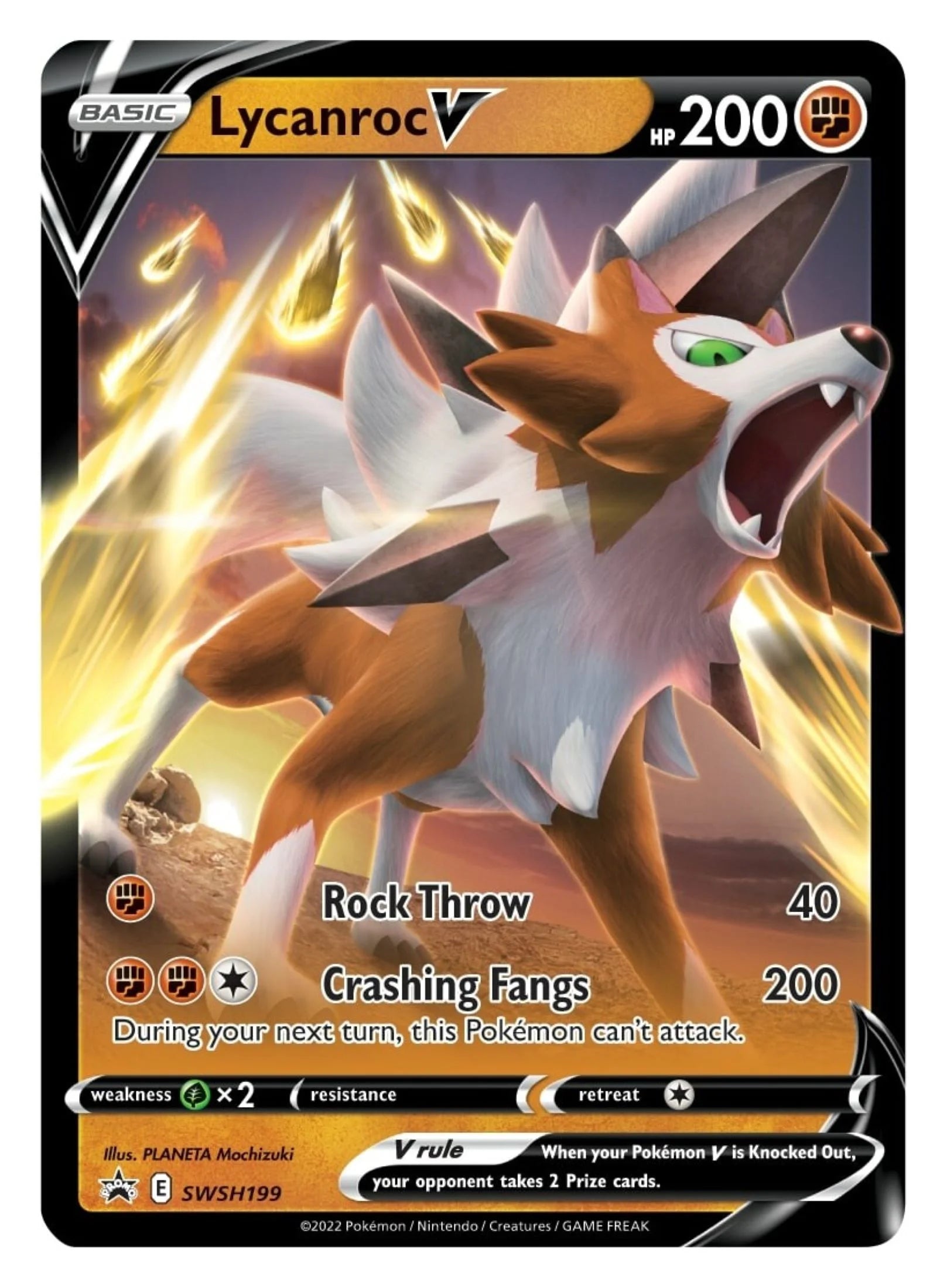 Trading Card Games Crashing Fangs Lycanroc V Battle Deck