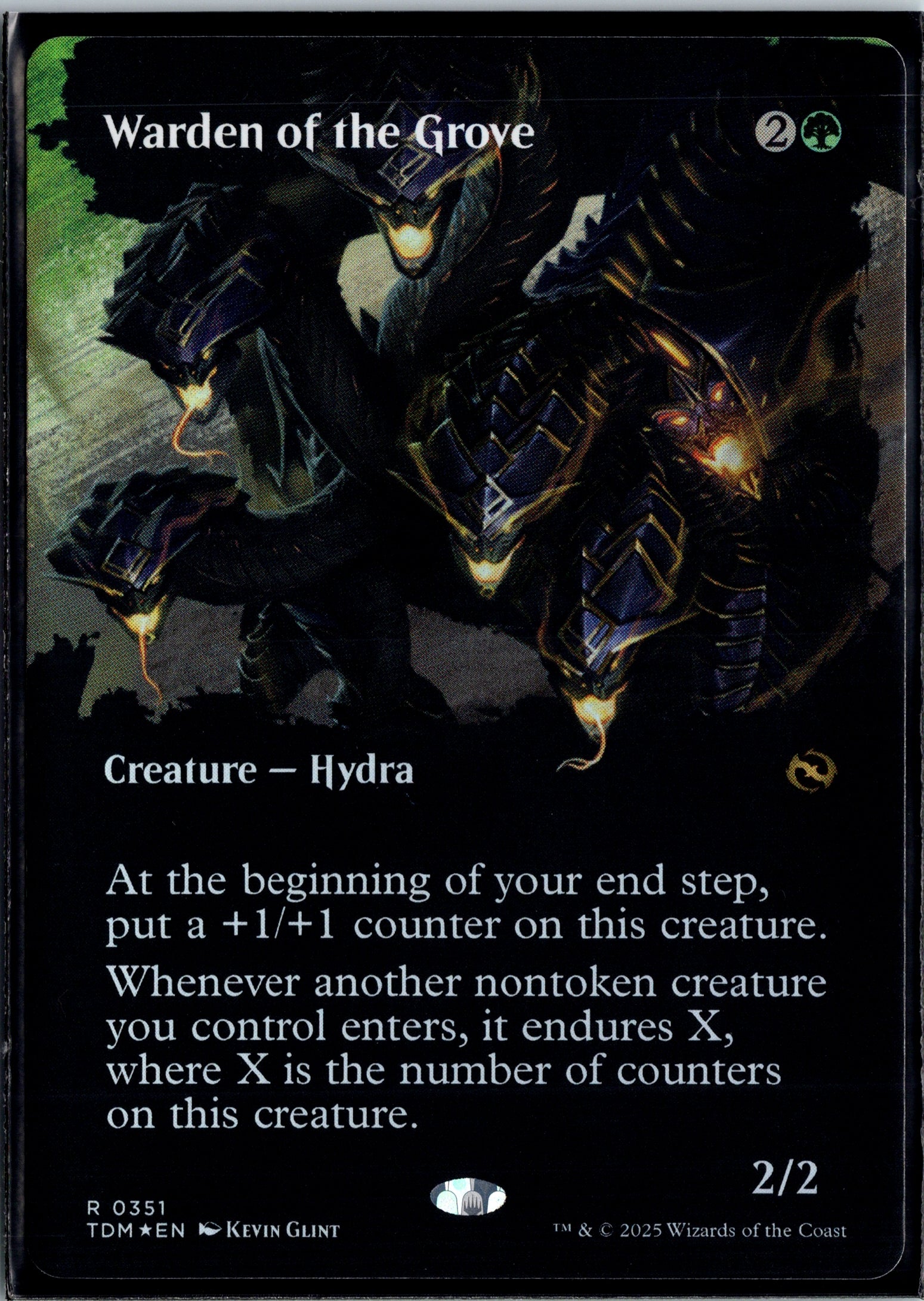 Warden of the Grove (Borderless) Tarkir: Dragonstorm #351 FOIL