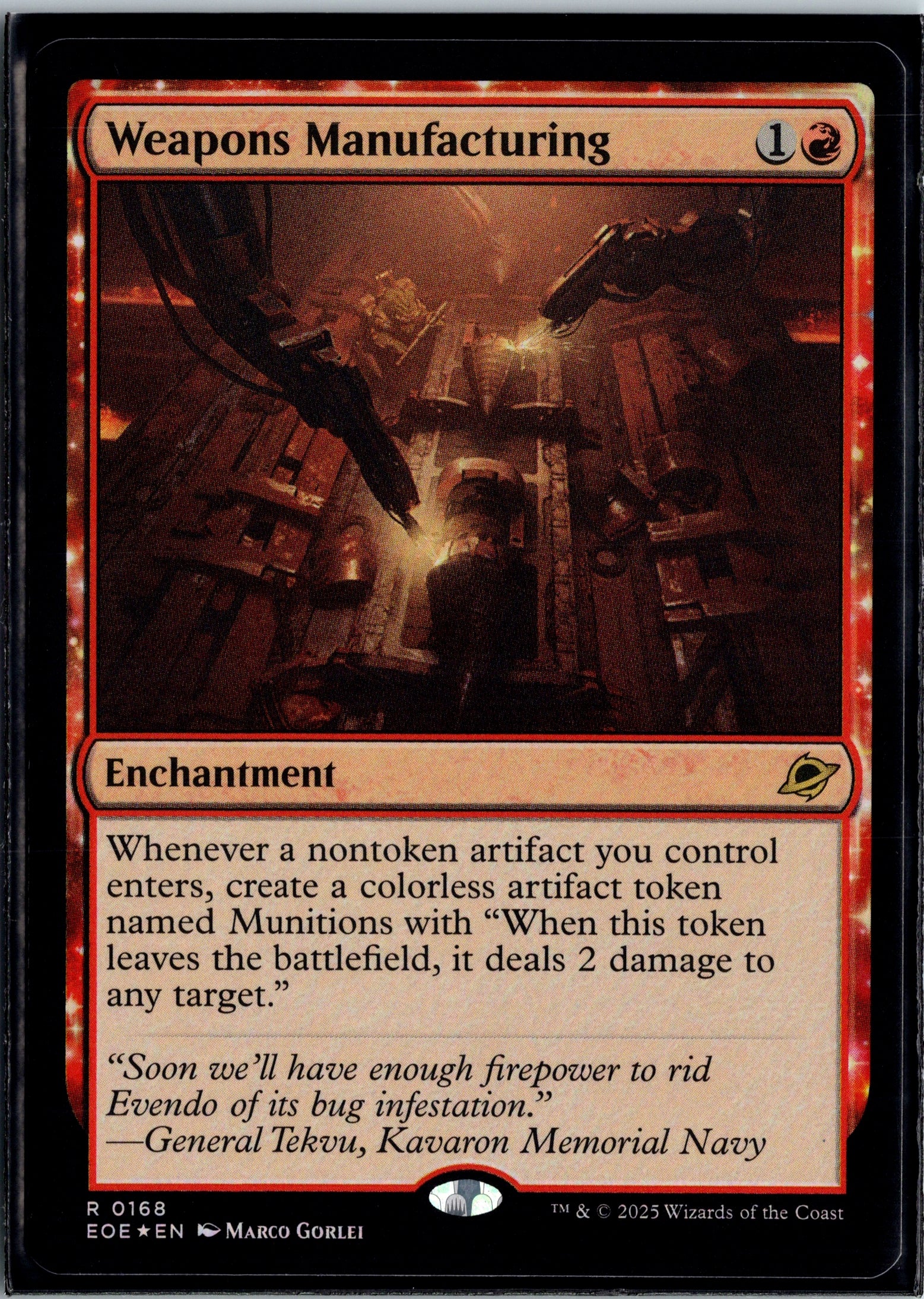 Weapons Manufacturing Edge of Eternities #168 FOIL