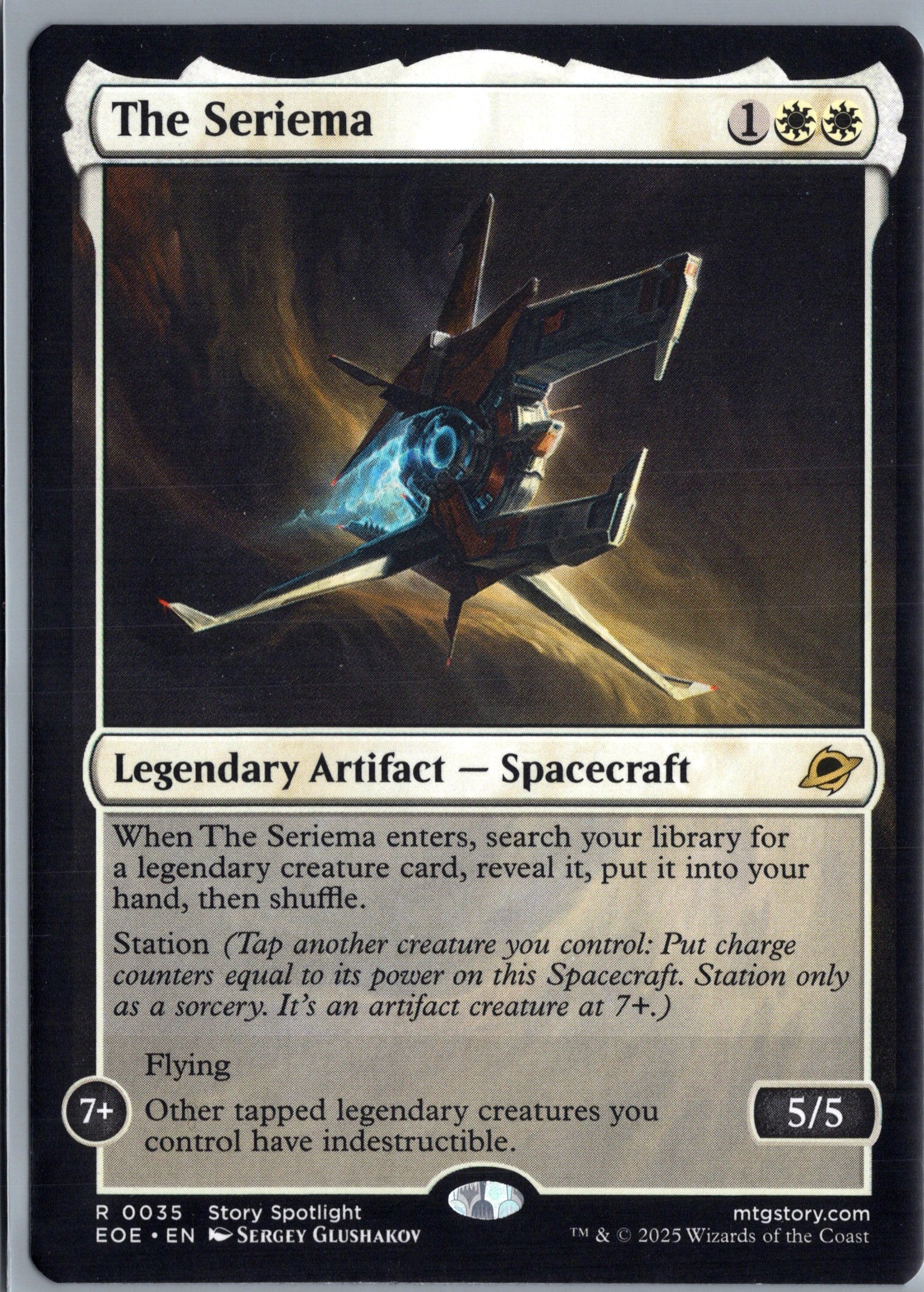 The Seriema Edge of Eternities #35