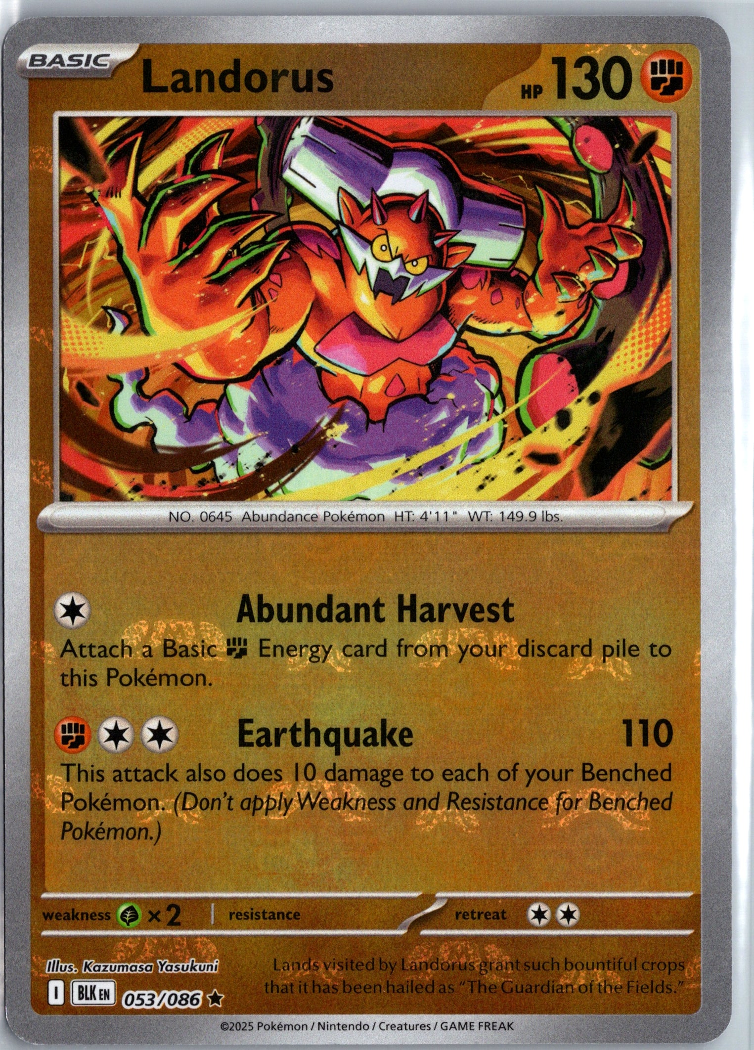 Landorus SV: Black Bolt #053/086 POKE BALL