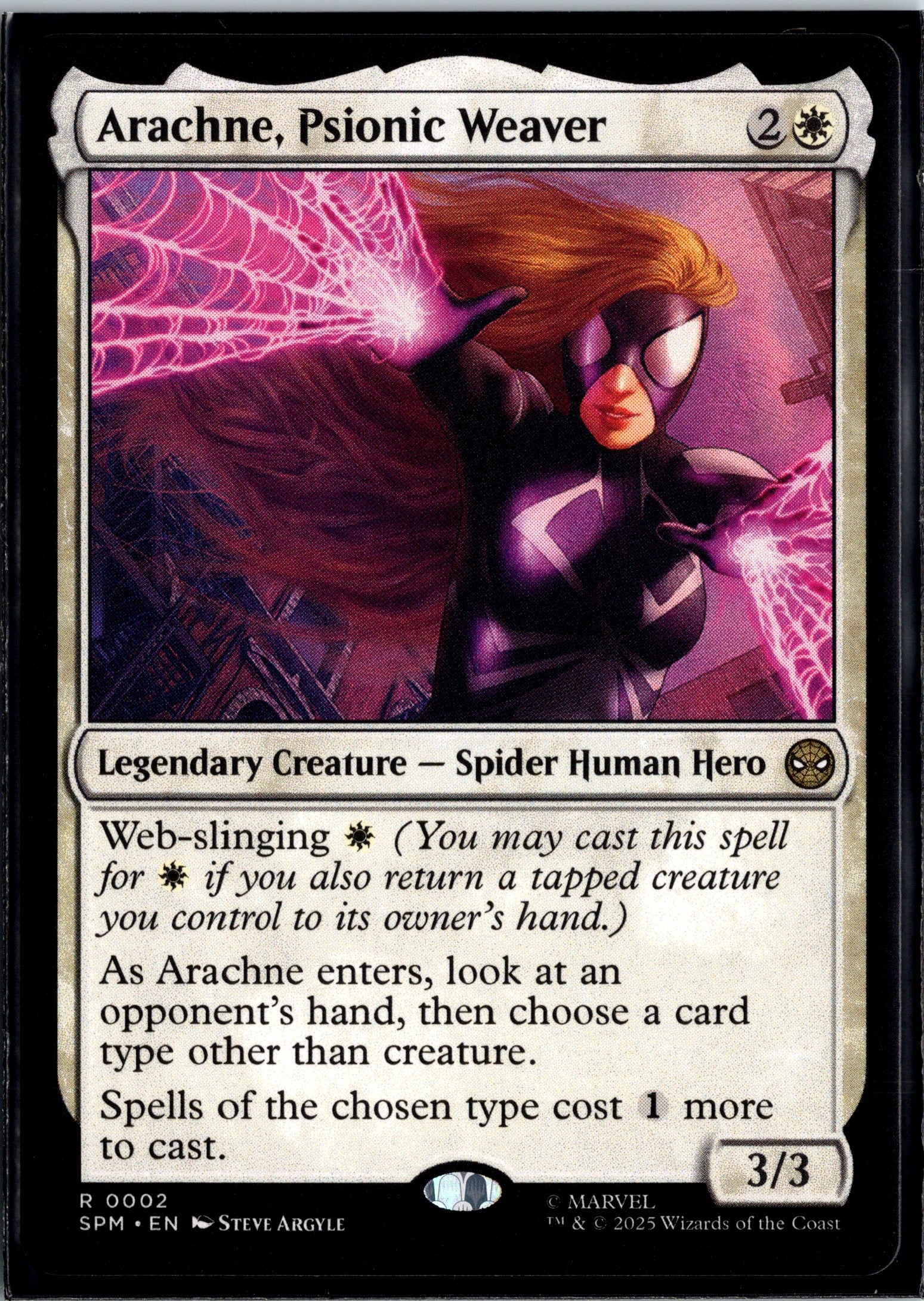 Arachne, Psionic Weaver Marvel's Spider-Man (SPM) #0002