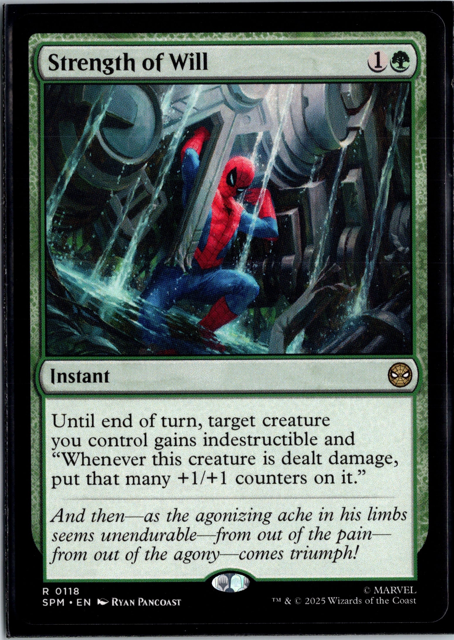 Strength of Will Marvel's Spider-Man (SPM) #118