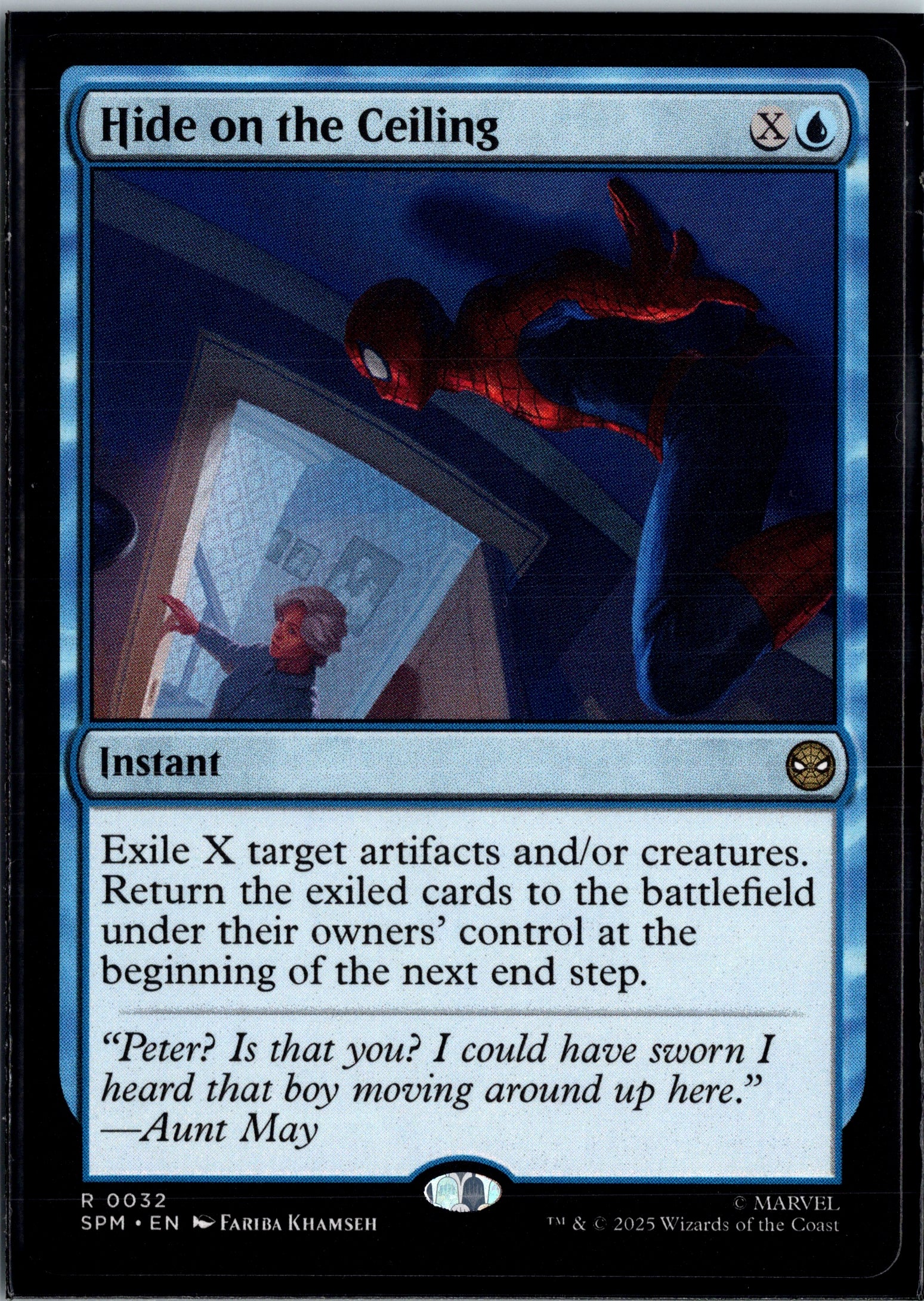 Hide on the Ceiling Marvel's Spider-Man (SPM) #32