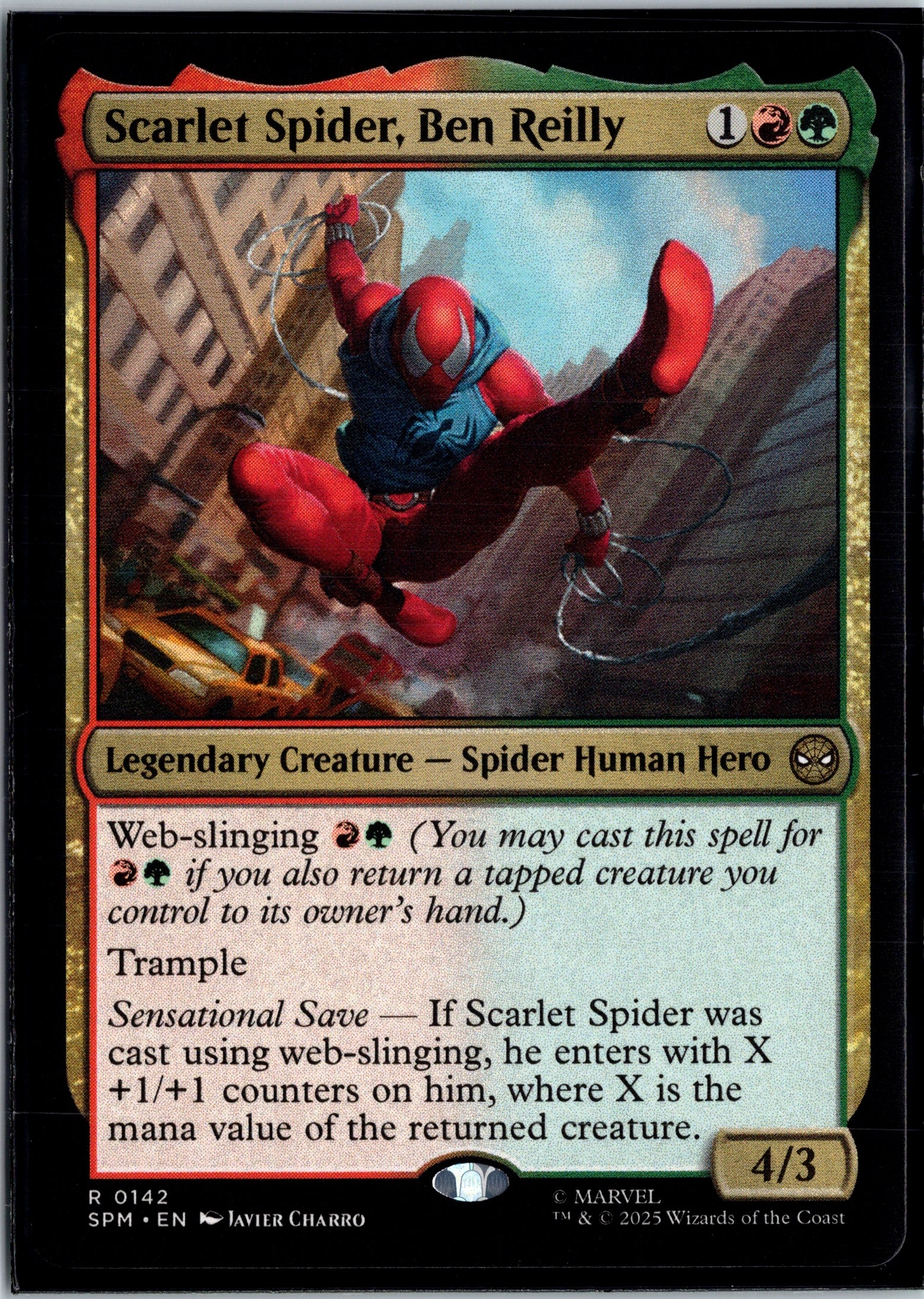 Scarlet Spider, Ben Reilly Marvel's Spider-Man (SPM) #142