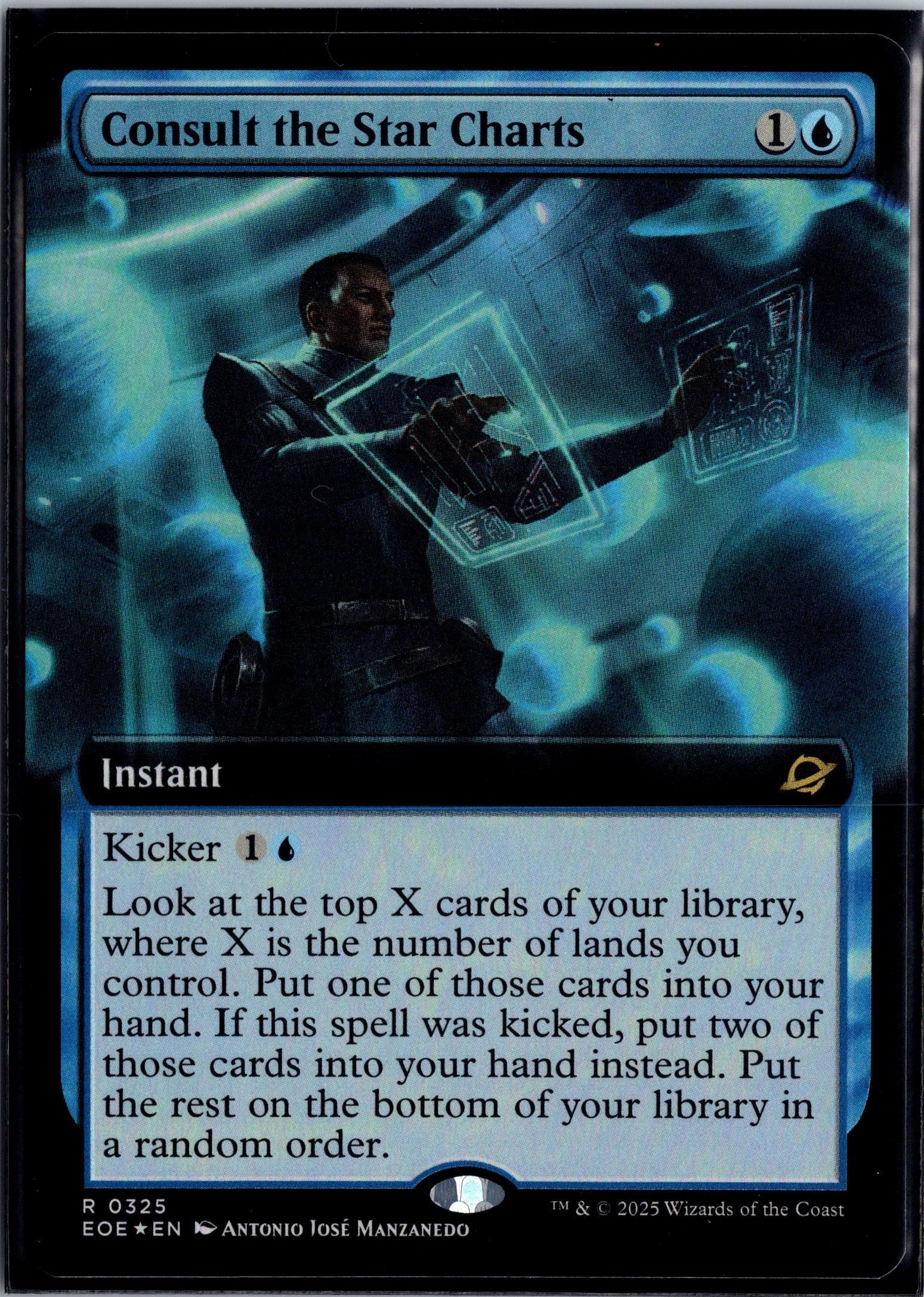 Consult the Star Charts (Extended Art) Edge of Eternities #325 FOIL