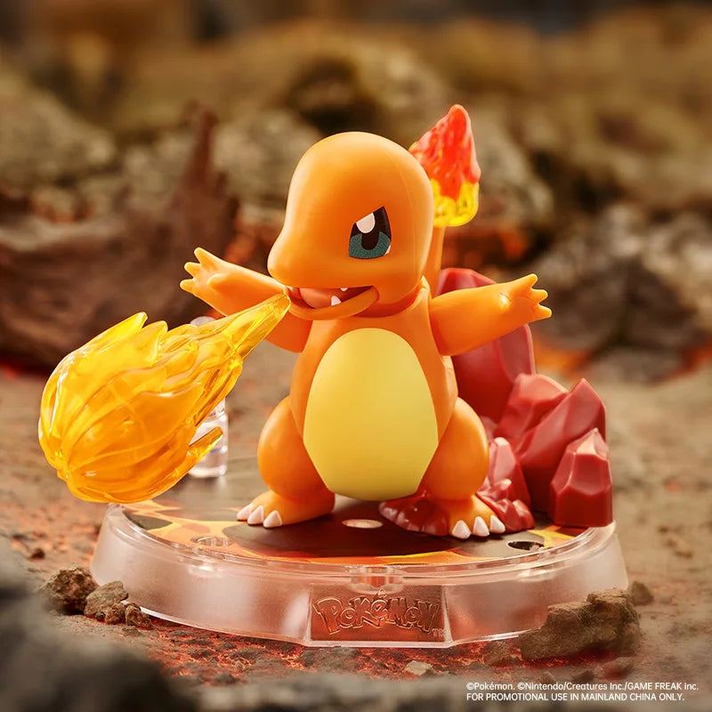 Blokees Pokemon Building Block Set Pikachu Eevee Charmander Charizard Greninja Meowscarada Ceruledge Cartoon Characters Toy