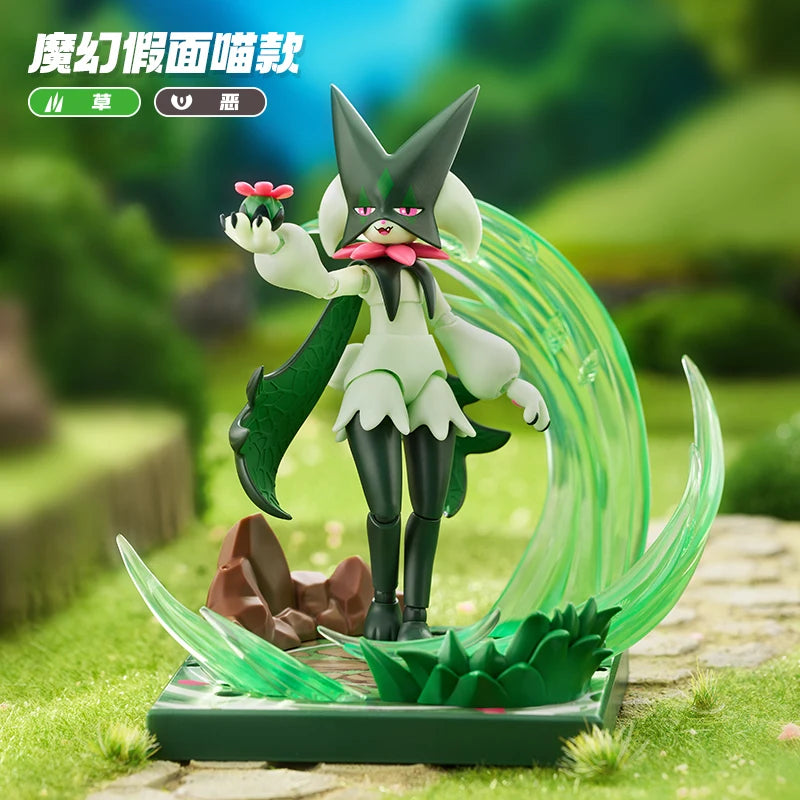 Blokees Pokemon Building Block Set Pikachu Eevee Charmander Charizard Greninja Meowscarada Ceruledge Cartoon Characters Toy