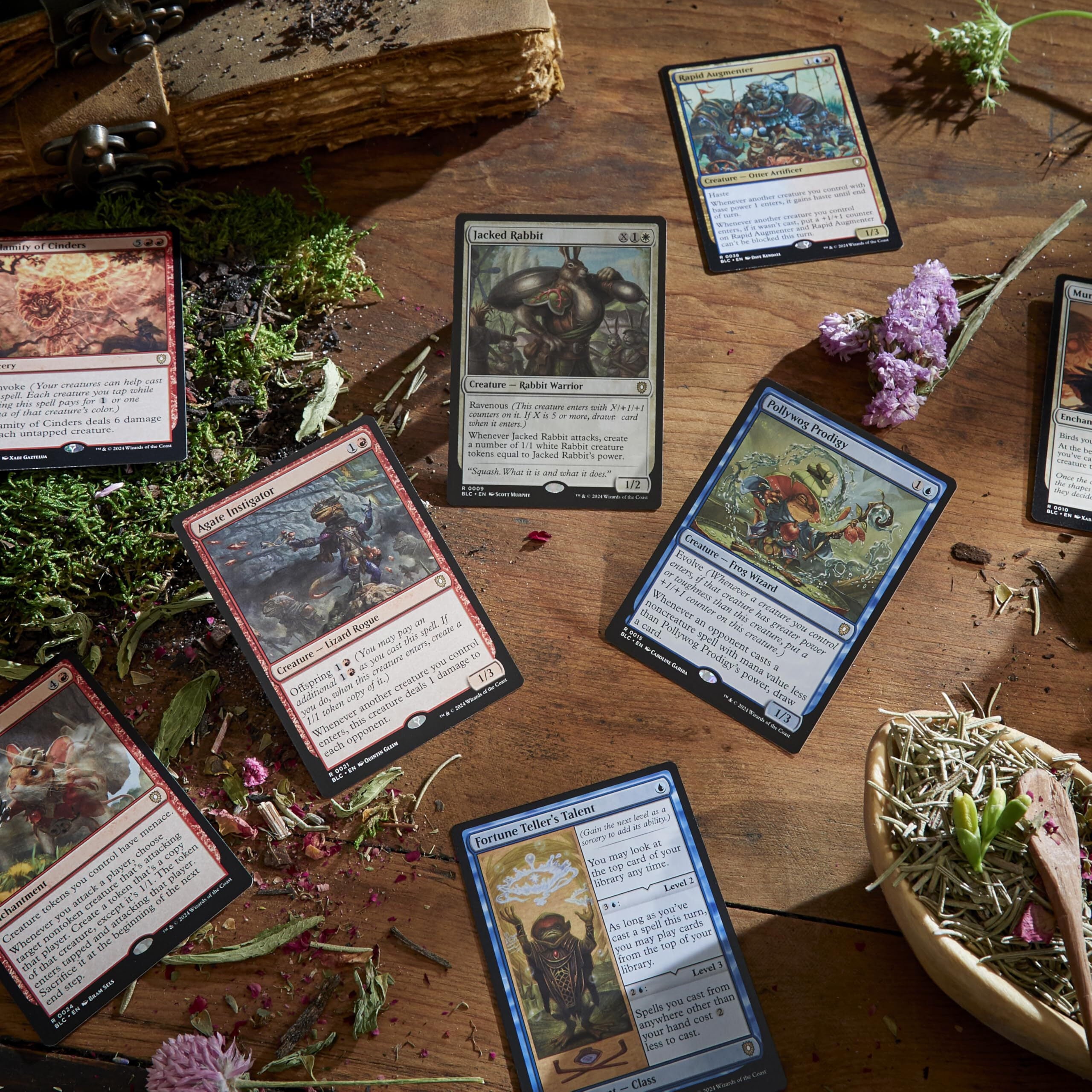 Bloomburrow Commander Deck - Family Matters (100-Card Deck, 2-Card Collector Booster Sample Pack + Accessories)