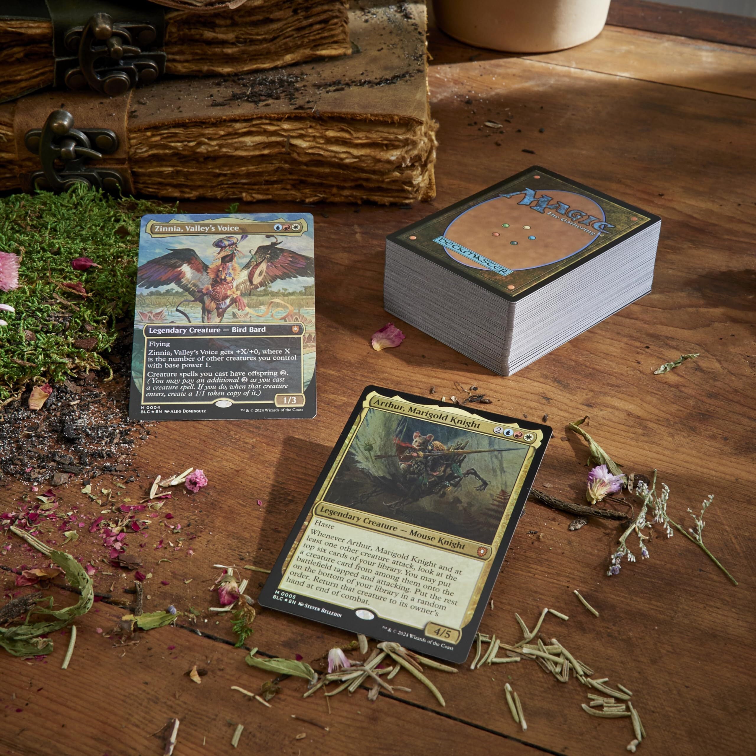 Bloomburrow Commander Deck - Family Matters (100-Card Deck, 2-Card Collector Booster Sample Pack + Accessories)