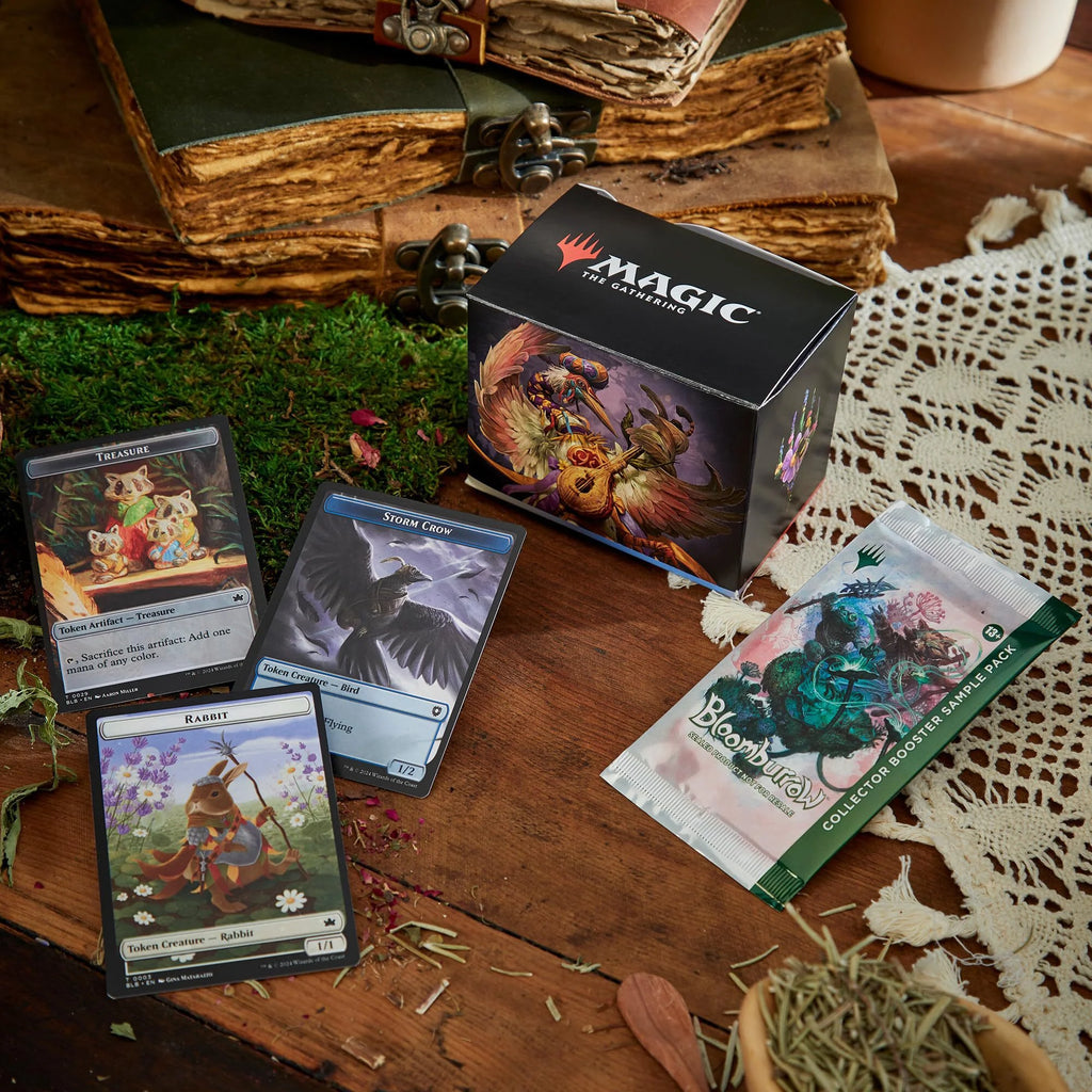 Bloomburrow Commander Deck - Family Matters (100-Card Deck, 2-Card Collector Booster Sample Pack + Accessories)